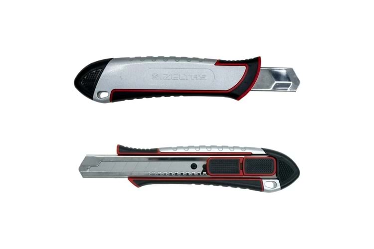 İzeltaş Pro Metal Gövde Maket Bıçağı Emniyetli Otomatik Kilitli 18Mm 14000005050