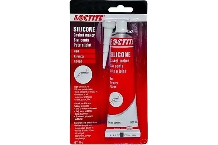 Loctite Gasket Maker Rd Tb Sıvı Conta Asetoksi Kırmızı 70 Ml 2239127