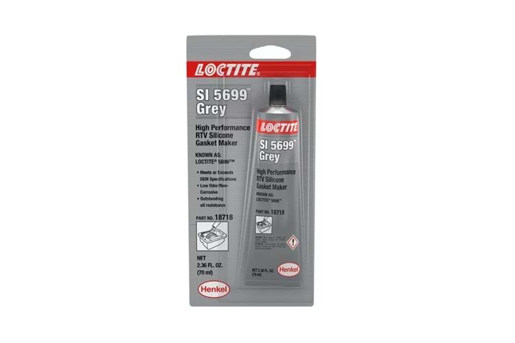 Loctite Gasket Maker Gy Tb Sıvı Conta Asetoksi Gri 70 Ml 2239128