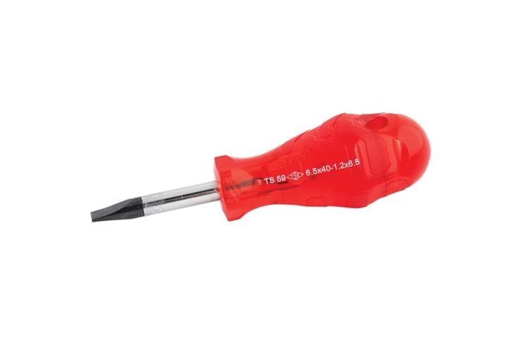 İzeltaş Kraft Seri Düz Uçlu Topaç Tornavida 6.5X40 4110176540