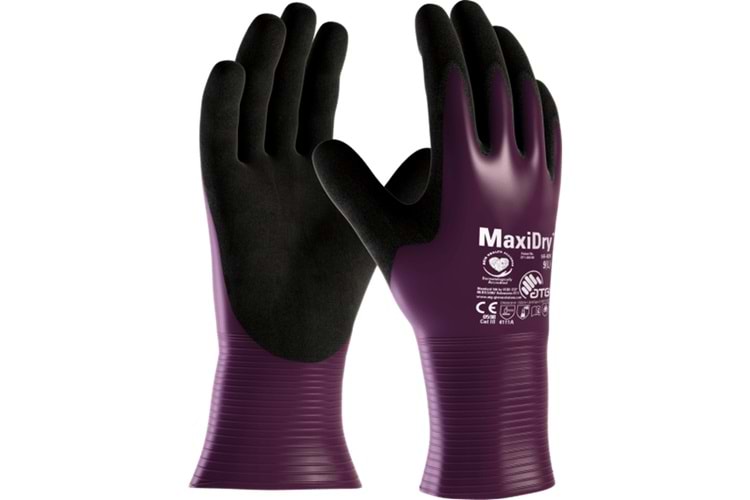 Atg MaxiDry® Süper İnce Yağ ve Sıvı Geçirmez İş Eldiveni 56-426 / No: 10