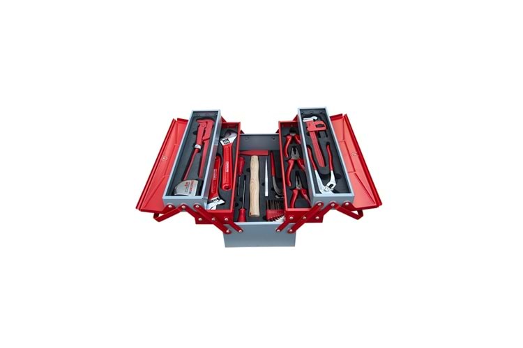 İzeltaş Tesisatçı Takım Çantası 5 Gözlü 28 Parça 8420005028