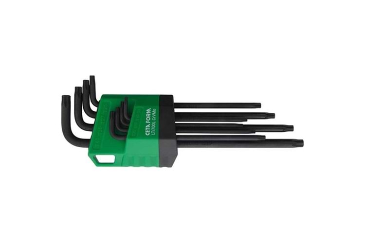 Ceta Form 8 Pc.Delikli Torx L Anahtar Takımı (Uzun Tip) LT/700TL
