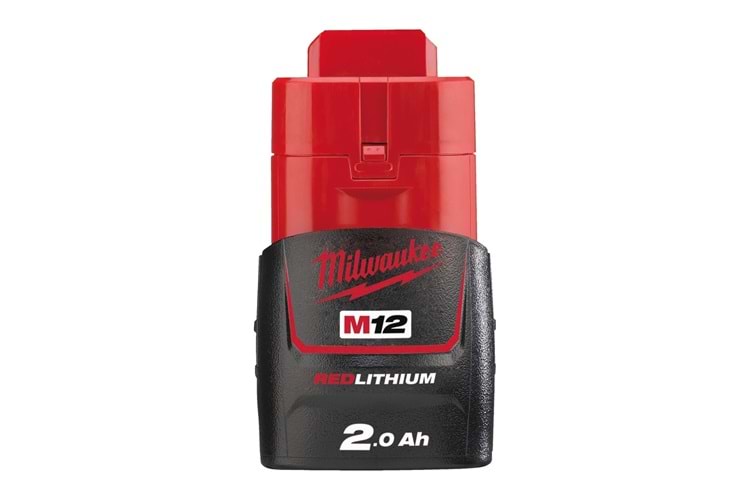 Milwaukee Akü M12B2 Redlithium-Ion 12V. 2,0Ah Mılwaukee T4932430064