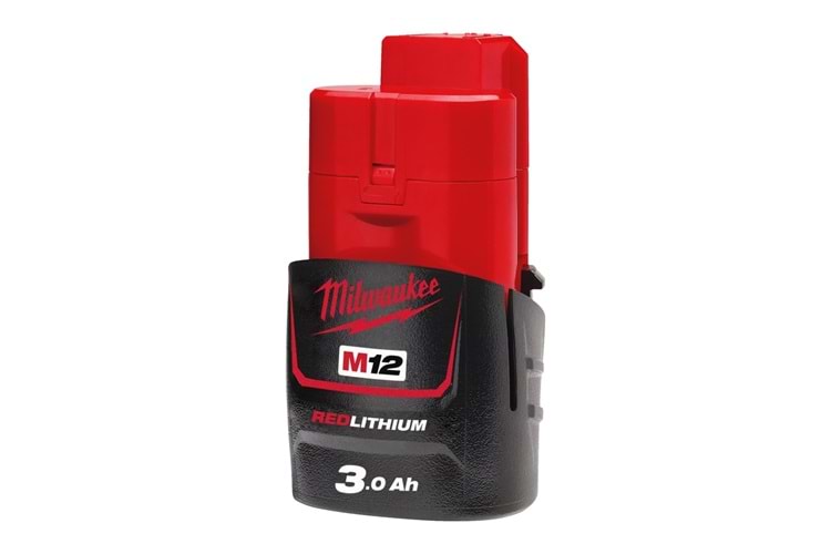 Milwaukee Akü M12B3 Redlithium-Ion 12V. 3,0Ah Mılwaukee T4932451388