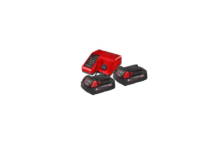Milwaukee M18 Nrg-202 Akü+Şarj Cihazı Paket T4933459213