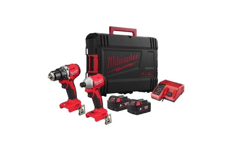 Milwaukee M18 Blcpp2B-502C 2Li Set ( Blddrc-Blıdrc ) T4933492837