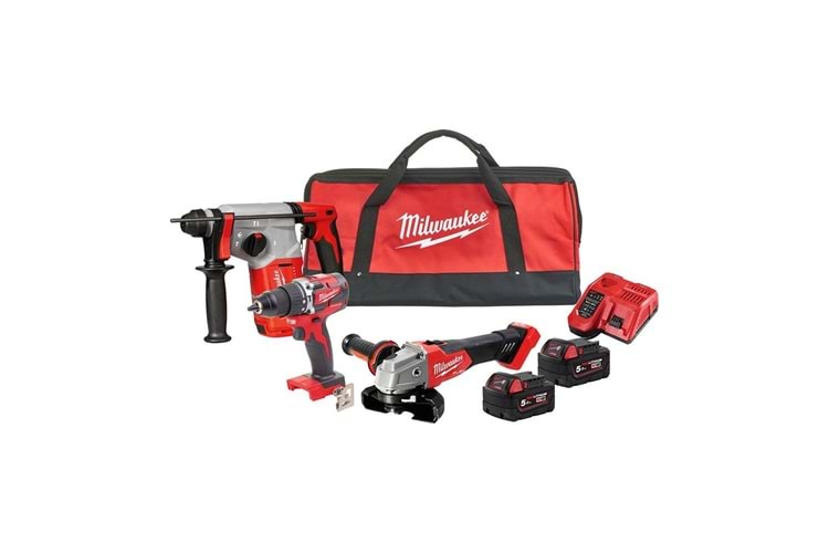 Milwaukee M18 Fpp3Q-502Beu ( M18Blh-Blpdrc-Fsag125X ) T4938492517