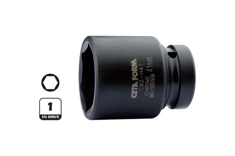 Ceta Form 16 Köşe Havalı Lokma Anahtar-80Mm C82-H80